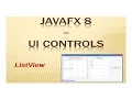 JavaFX 8 Tutorial - ListView