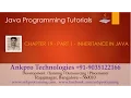 Java for beginners - Chapter 19 Inheritance in Java