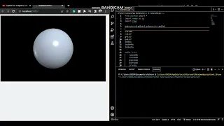 3D Colour Varying Sphere Homework solution to paulmcwhorter s Python 3D Graphics Tutorial 10