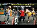 PUAS LIATNYA...! Tukang Parkir Arogan Dihajar Emak-Emak