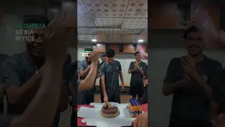 الشرطة يحتفي بلاعب المنتخب الاولمبي ذو الفقار يونس عبد علي 