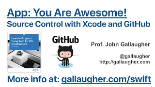 Ch 2 2 - Source Control in Xcode with GitHub Swift Book v4
