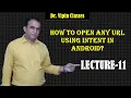 Opening any url using intent in Android