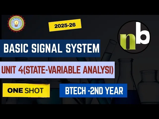 Basic Signal and System || UNIT 4 || ONE SHOT || AKTU || ON newbert