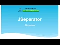 Bai 17 - Java Swing JSeparator