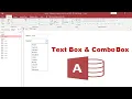 Programming in Microsoft access How to populate combo Box based on Text Box in MS access forms
