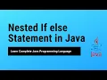 Nested if else Statement in Java With Program Lecture 16 Learn Programming