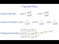 Precalc 5 1 Using Fundamental Trig Identities