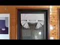 RYB HOME Adhesive Coated Door Curtains DIY Home Decor