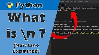 What is n backslash n Newline and Multiline Explained with Python