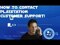How to contact PlayStation customer support