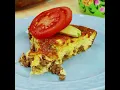 Bacon Cheese Burger Crustless Quiche gives new meaning to Breakfast for Dinner