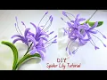 DIY How to Make Spider Lily Pipe Cleaner Flowers - Flower Chenille Stems