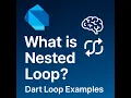 Nested Loop in Dart Easy Pattern Table Programs