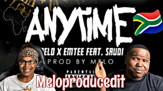 meloproducedit x emtee ft saudi anytime official audio video reaction