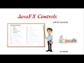 JavaFX Tutorial List of all UI controls in javafx