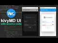 Login UI using kivymd kivy python codeaj