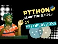 Python Set Operations