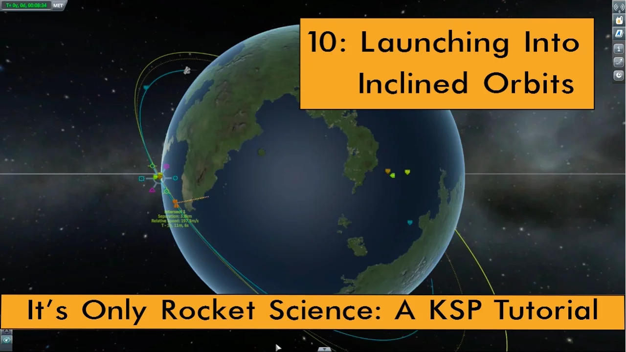 Launching Into Inclined Orbits - KSP Tutorials #10
