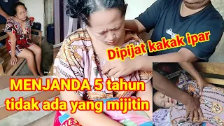 setelah menjanda 5 tahun tidak pernah pijat sekarang dipijat kakak ipar