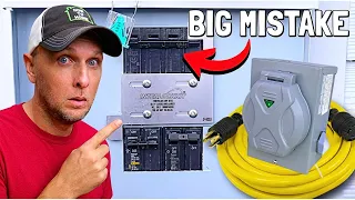 The One Install Everyone Should Consider Before It's Too Late! (Proper Generator Connection)