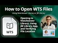 How to Open WTS Files Watchtower Library Scripture