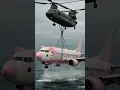 Helicopter Lifts Hello Kitty Plane!