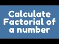 How to calculate Factorial of a number using for loop in Java