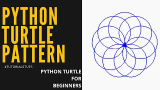 Simple Circle Pattern in Python Turtle Python turtle graphics tutorial