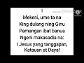 Mekeni, Ume Tana!- Rev. Msgr. Greg Canlas Lyrics and Cover by Hilary Andrei