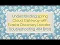 Understanding Spring Cloud Gateway with Eureka Discovery Locator - Troubleshooting 404 Errors