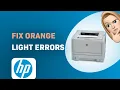 How to Troubleshoot Orange Light Errors on HP LaserJet P2035