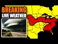 Download Lagu 🔴LIVE - TORNADO Coverage With Storm Chasers On The Ground - Live Weather Channel...