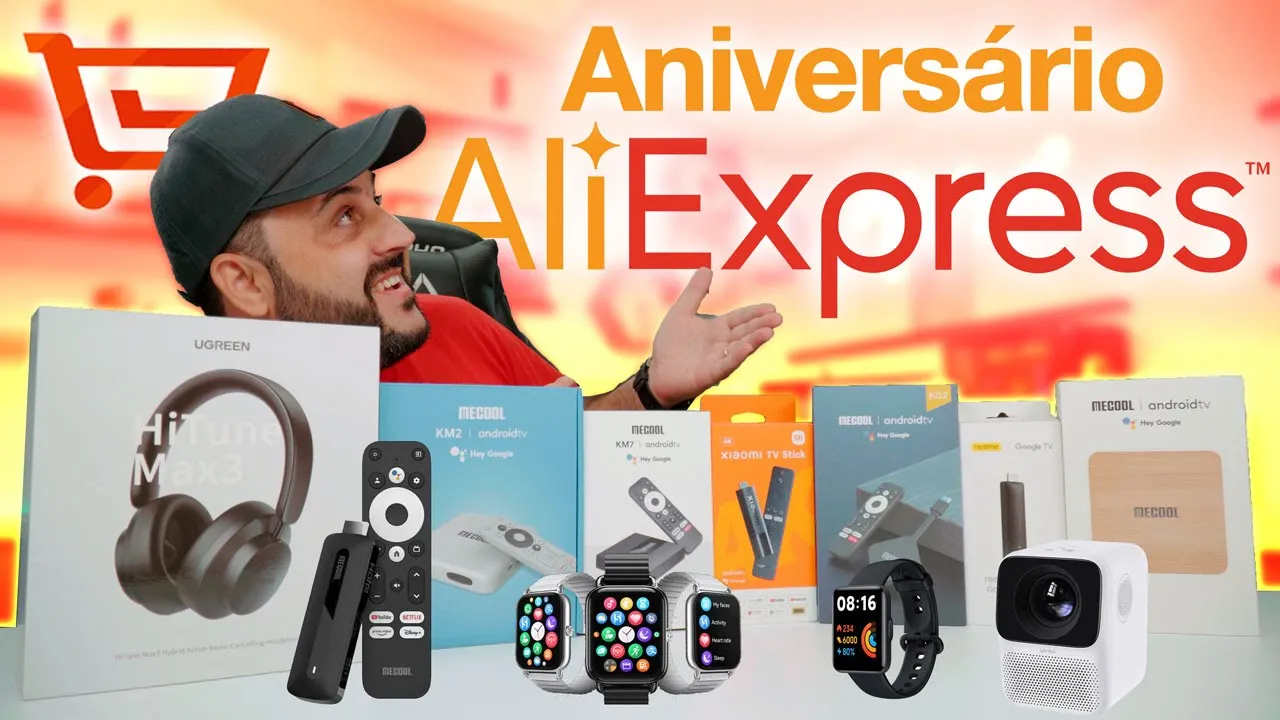 ANIVERSÁRIO ALIEXPRESS - Confira as Melhores Ofertas!!!