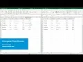 Compare Two Sheets in Excel from A to Z