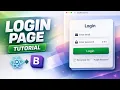 How to Create a Login Page using React JS and Bootstrap Beginner Tutorial