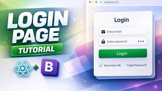 How to Create a Login Page using React JS and Bootstrap Beginner Tutorial