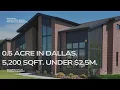 2 5M MODERN DALLAS MASTERPIECE WALNUT HILL