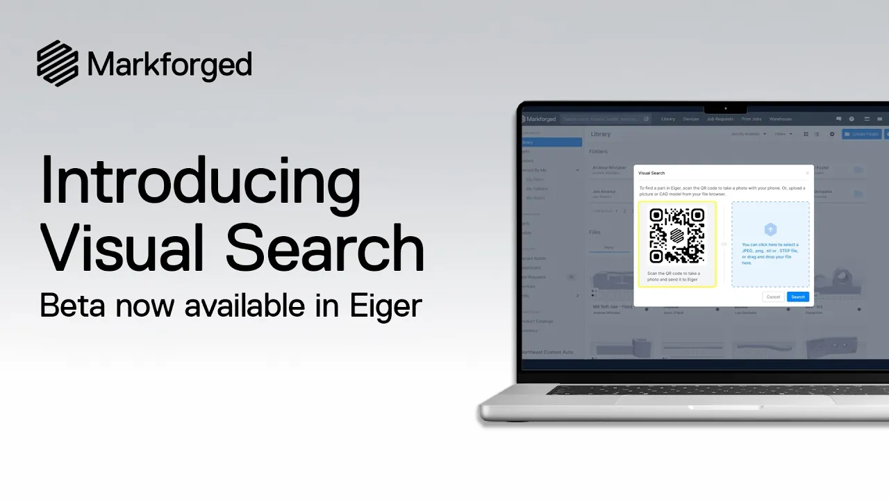 Markforged Visual Search app video