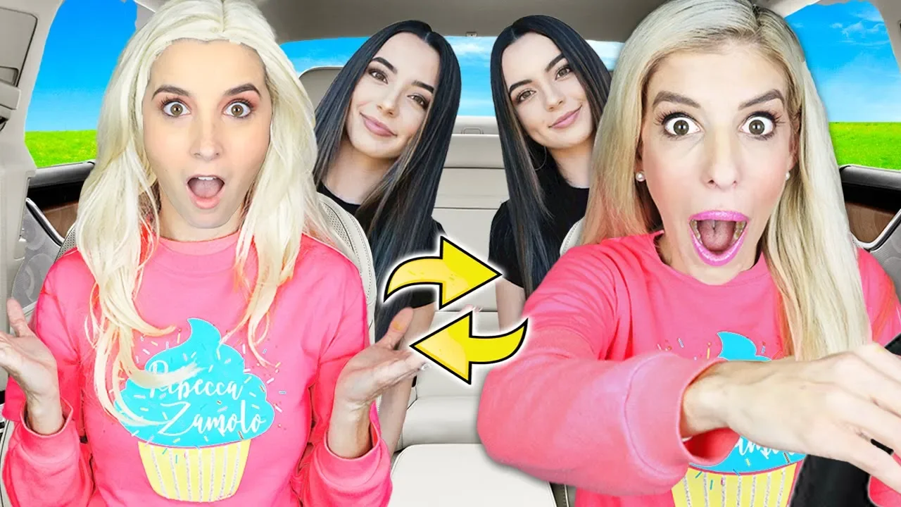 Twin Swap Drive Thru PRANK with IDENTICAL TWINS! (Uber Disguise Pranks on YouTubers) Rebecca Zamolo