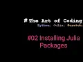 Julia Installing Julia Packages