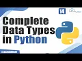 What are Data Types in Python All Data Types Tutorial For Beginners