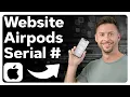 How To Check Serial Number Of AirPods On Apple Website