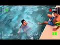 KUZEY ELİF AND JEYNEP ENTERED THE POOL SECRETLY!! ILLEGAL GUEST!! ESCAPE TO THE POOL IN ISTANBUL!!