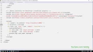Real Time Python Chat Application using Python Flask SocketIO