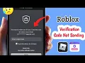 Roblox Password Reset Code Not Coming Fix Roblox Verification Code Problem 2025