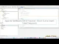 Apache NetBeans IDE 21 Tutorial - Short Cut to insert class keyword