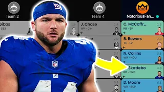 2026 Fantasy Football Mock Draft 12 Team PPR Pick 5