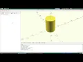 OpenSCAD Simplified Cylinder