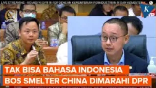 Download Komisi VII DPR Tegur Bos Smelter China karena Tak Bisa Bahasa Indonesia MP3